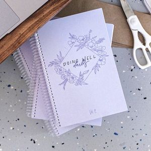 Doing Well Daily lavender planner V1